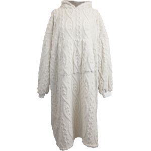 Unique Living hoodie pleun 78x120cm dove white