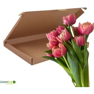 Brievenbus Cadeau Tulpen Roze
