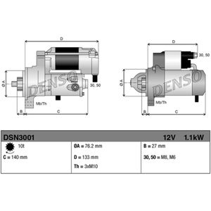 Starter DENSO DSN3001