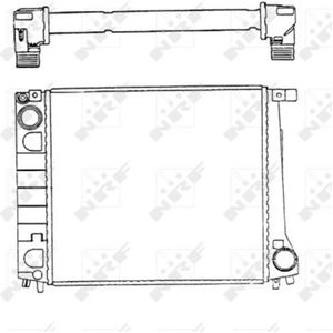 Radiator, motorkoeling EASY FIT NRF 51349