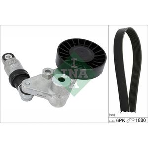 Poly V-riem set INA 529 0202 10