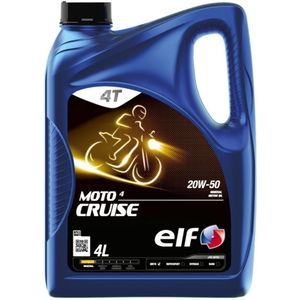 Elf - Moto 4 Cruise - Motorolie - 20W-50 - 4 Liter