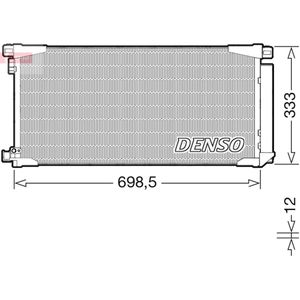 Condensator, airconditioning DENSO DCN50115