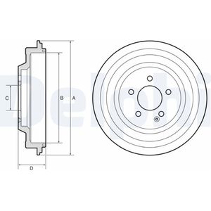 Remtrommel DELPHI BF667