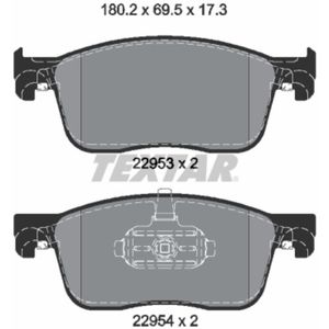 Remblokset TEXTAR 2259301, voor