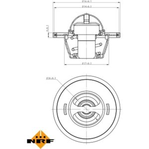 Thermostaat, koelvloeistof EASY FIT NRF 725104