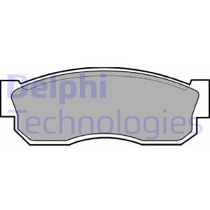 Remblokset DELPHI LP261, voor