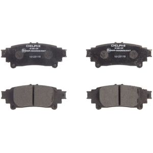 Remblokset DELPHI LP3155, achter