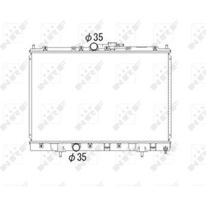 Radiator, motorkoeling NRF 53792
