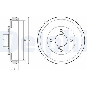 Remtrommel DELPHI BF673