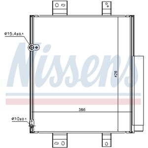 Condensator, airconditioning NISSENS 940492