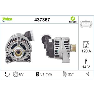 Driefasige generator VALEO 437367