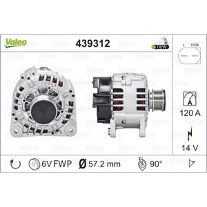 Driefasige generator VALEO ORIGINS NEW VALEO 439312