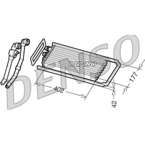 Warmtewisselaar, interieur verwarming DENSO DRR12101