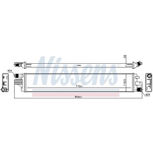Radiator, motorkoeling NISSENS 630794