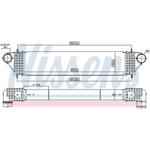 Intercooler NISSENS 961005