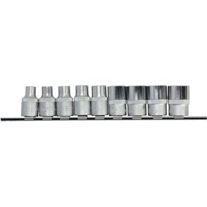 TORX dopsleutelset HANS 1/2 inch 9 Stuk (E10 - E24) binnen