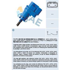 Remlichtschakelaar FAE 24853