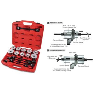 Gereedschapset voor ophangingsbussen, 27 onderdelen TOPTUL JGAI2701