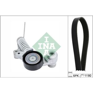 Poly V-riem set INA 529 0485 10