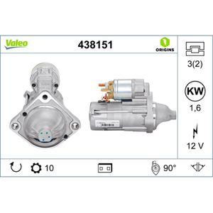 Starter VALEO ORIGINS NEW VALEO 438151