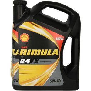 SHELL Rimula R4 X - Motorolie - 15W40 - 5 Liter