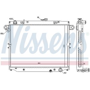 Radiator, motorkoeling NISSENS 64881