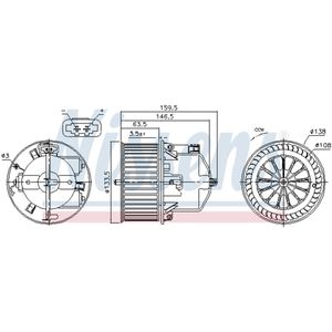Interieurventilatie NISSENS 87761