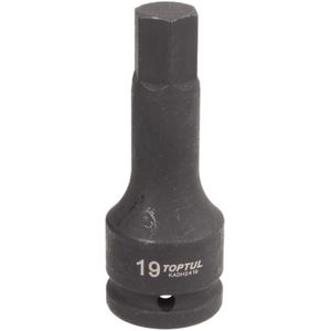 Zeskantige slagmoer TOPTUL 3/4 inch 19 mm, Lengte 105mm