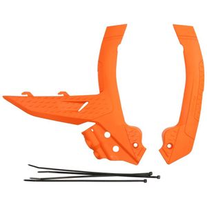 Polisport - Off Road - Framebeschermer - Oranje - Hoogwaardig Plastic