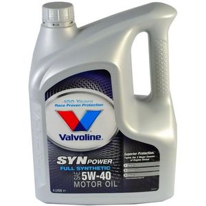 Motorolie VALVOLINE Synpower 5W40, 4L