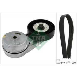 Poly V-riem set INA 529 0460 10