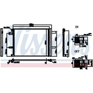 Condensator, airconditioning NISSENS 941090