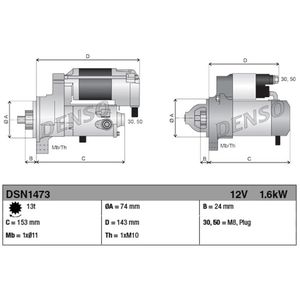 Starter DENSO DSN1473