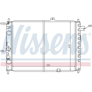 Radiator, motorkoeling NISSENS 63170