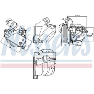 Olie radiator NISSENS 91322