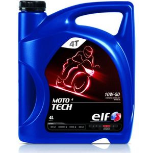 ELF Moto 4 Tech 10W50 - Motorolie - 4 Liter