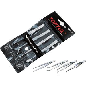 Set pincetten TOPTUL 4 Stuk