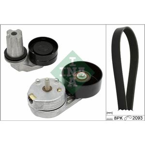 Poly V-riem set INA 529 0445 10