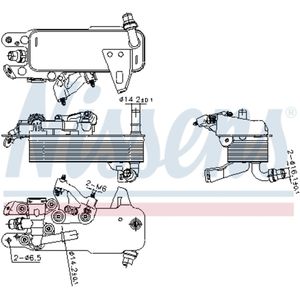 Olie radiator NISSENS 91480