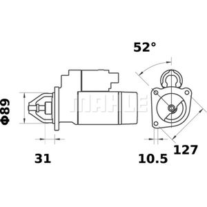 Starter MAHLE MS 446