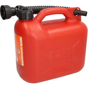 Kunststof jerrycan met trechter HICO 5 liter