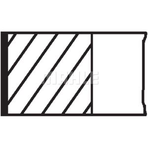 Zuigerveren set MAHLE 043 76 N1