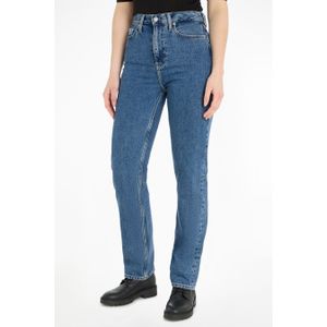 Straight Jeans - Mid Blue Denim