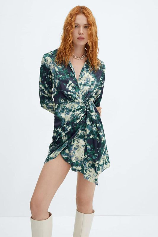 Kleedje Met Lange Mouwen - Groen