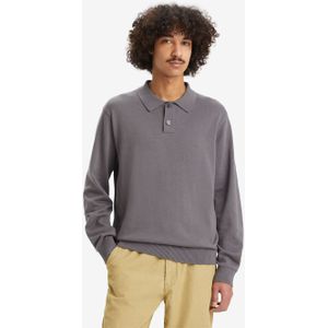 Polo Met Lange Mouwen - Grijs