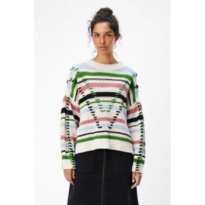 Pull Met Ronde Hals - Multicolor