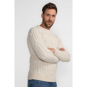 Pull Met Ronde Hals - Ecru