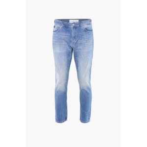 Straight Jeans - Mid Blue Denim