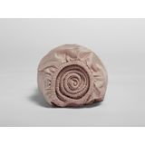 Yumeko kinderhoeslaken katoen satijn dusty roze 70x150x15 - Bio, eco & fairtrade